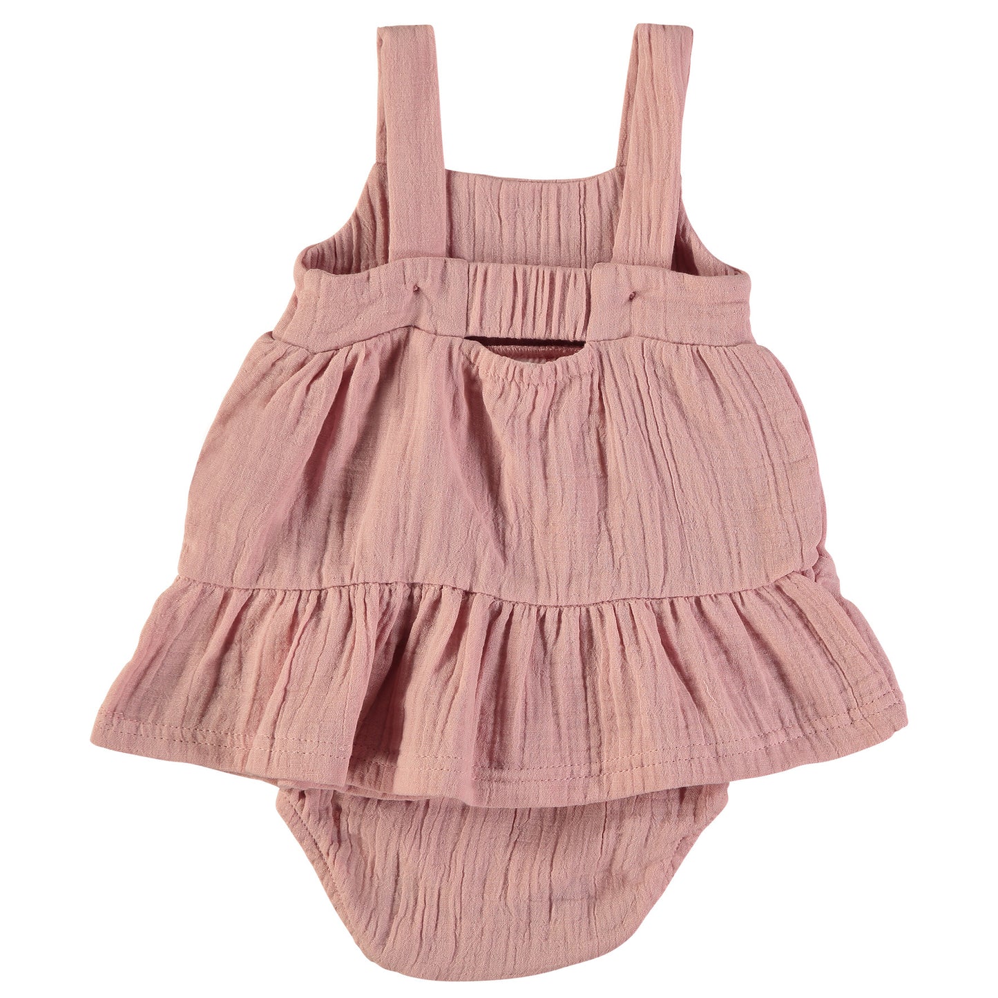 Vestido bebé niña Muselina Rosa - BabyBol