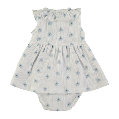 Vestido niña Flores azules - BabyBol