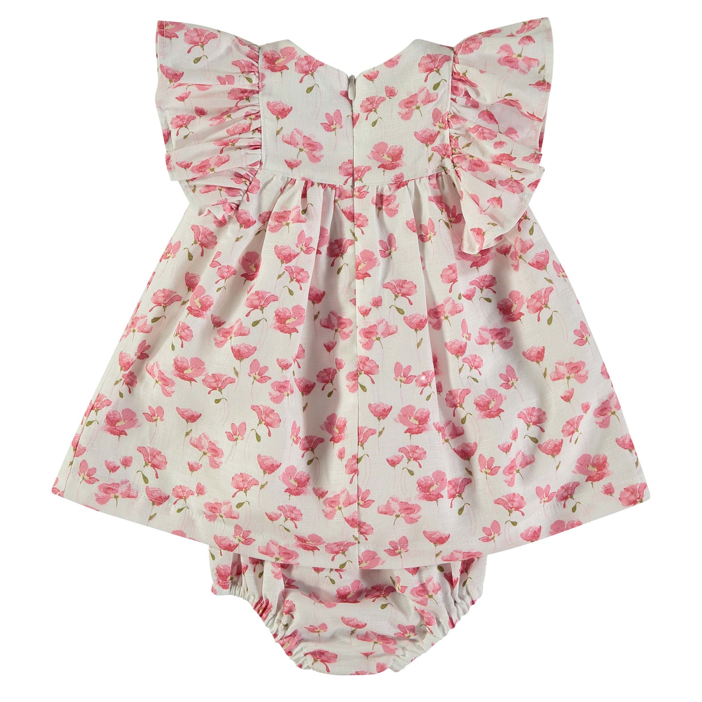 Vestido bebé niña estampado Floral rosa - BabyBol