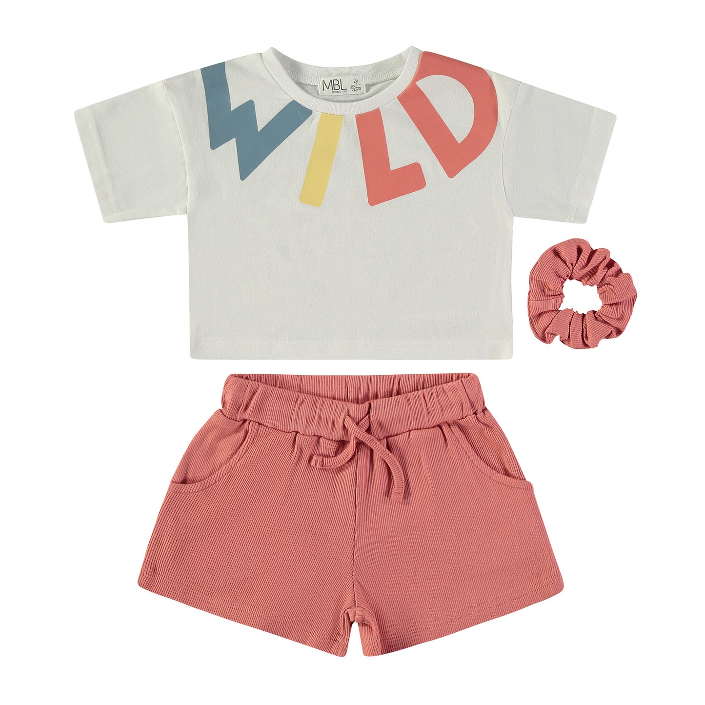 Conjunto niña camiseta y short Wild - BabyBol