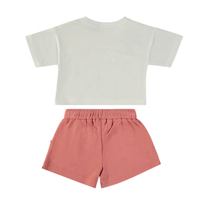 Conjunto niña camiseta y short Wild - BabyBol