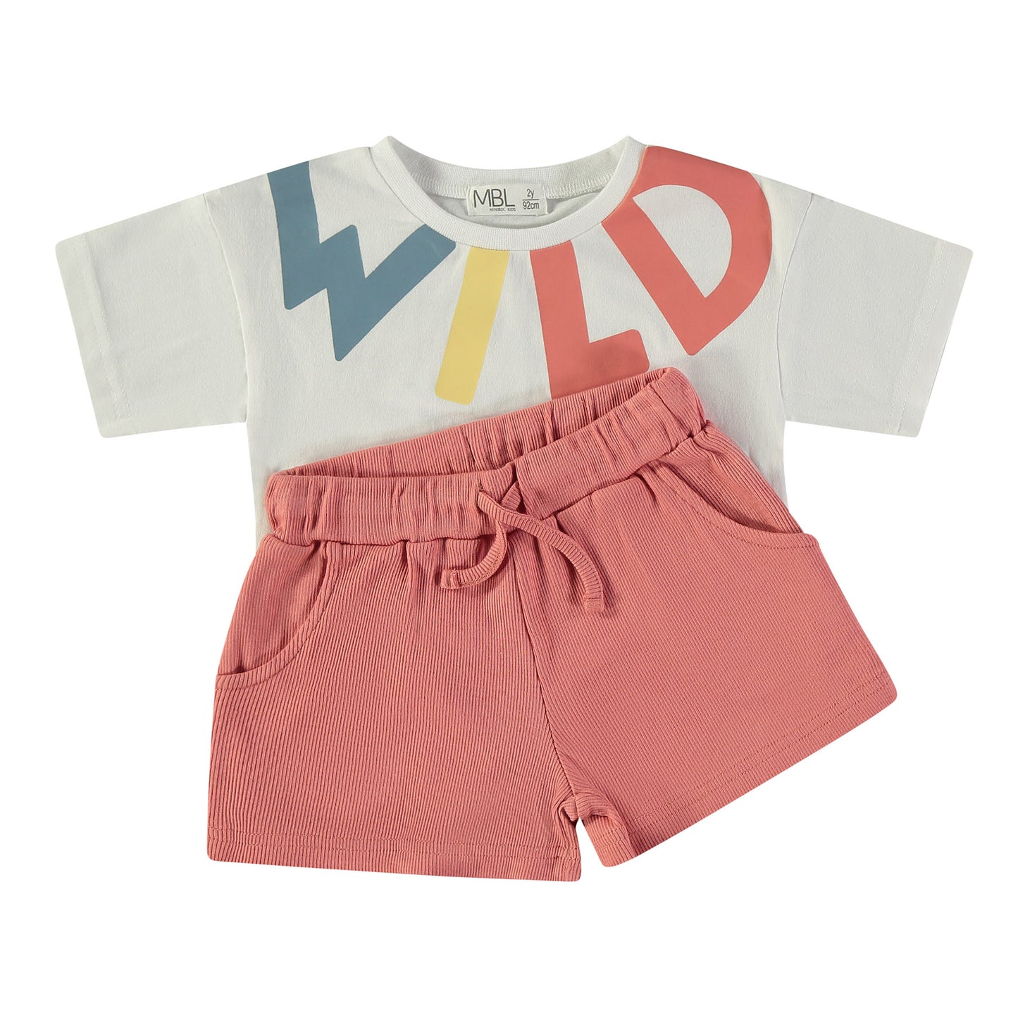 Conjunto niña camiseta y short Wild - BabyBol