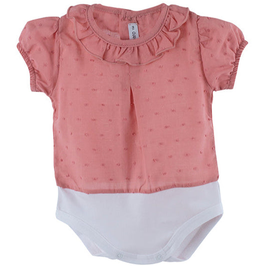 Body camisa manga corta plumeti nude - Calamaro