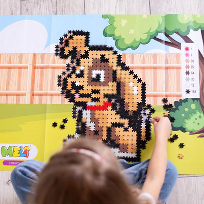 Bloques mini tematics 2 en 1 mascotas - Meli