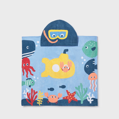 Toalla playa con capucha bebé Beach - Mayoral