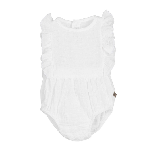 Pelele bebé Plumeti Blanco Atari - Calamaro