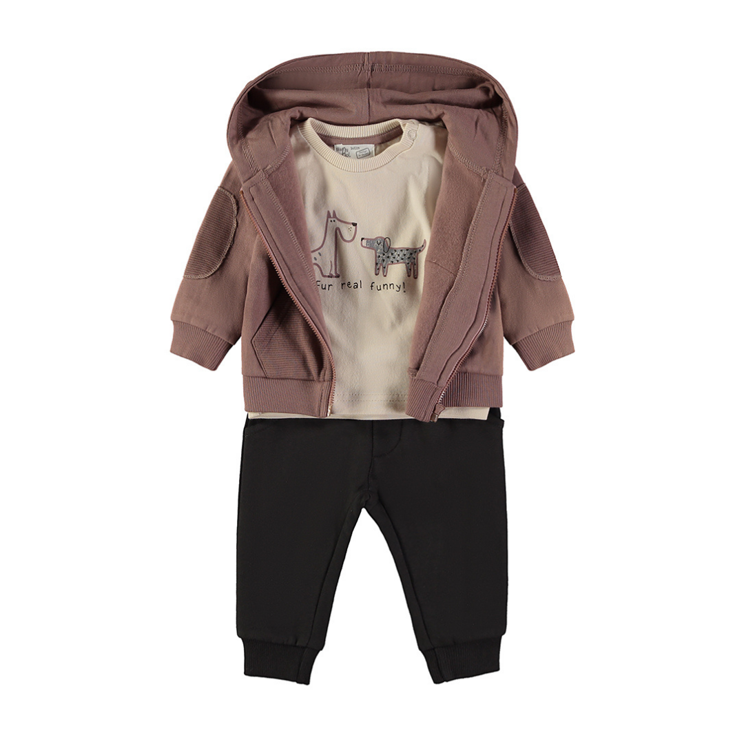 Conjunto 3 piezas Chaqueta y Pantalón Mr. Woof – Babybol