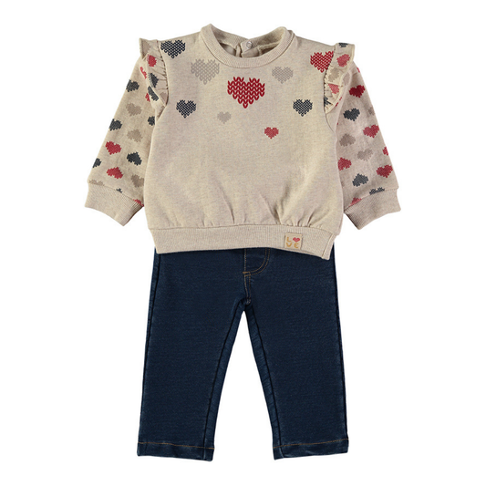 Conjunto Sudadera y Pantalón Vaquero – Babybol