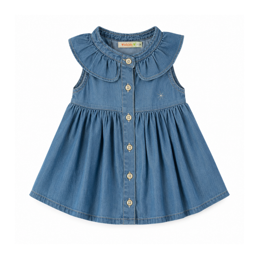 Vestido denim niña Daisy Dreams - BabyBol