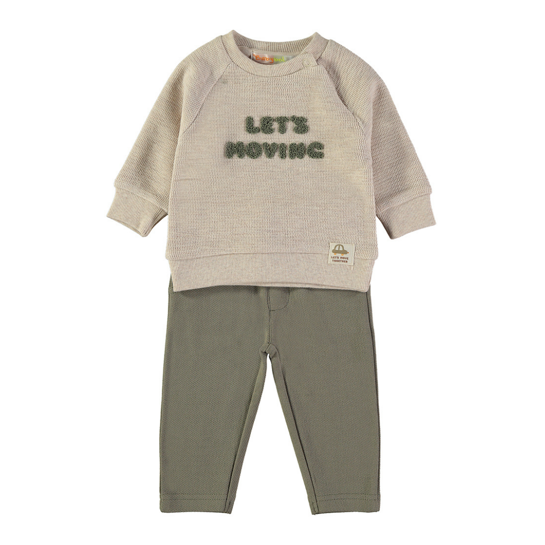 Conjunto Sudadera “Let’s Move” – Babybol