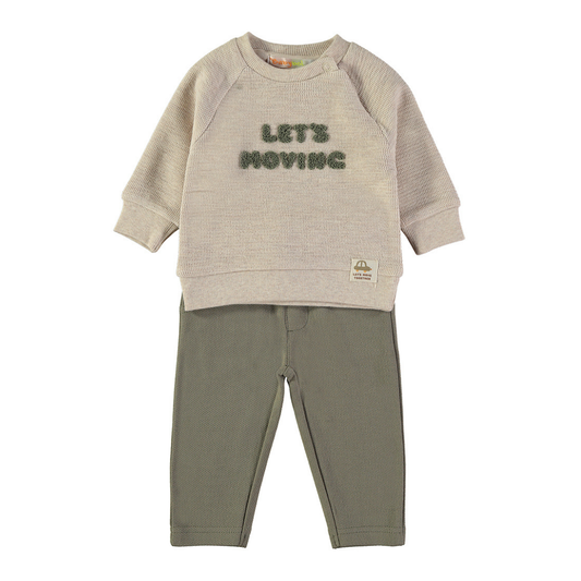 Conjunto Sudadera “Let’s Move” – Babybol