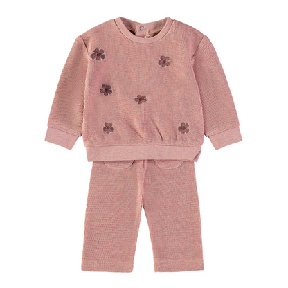 Conjunto Punto Rosa Flores – Babybol