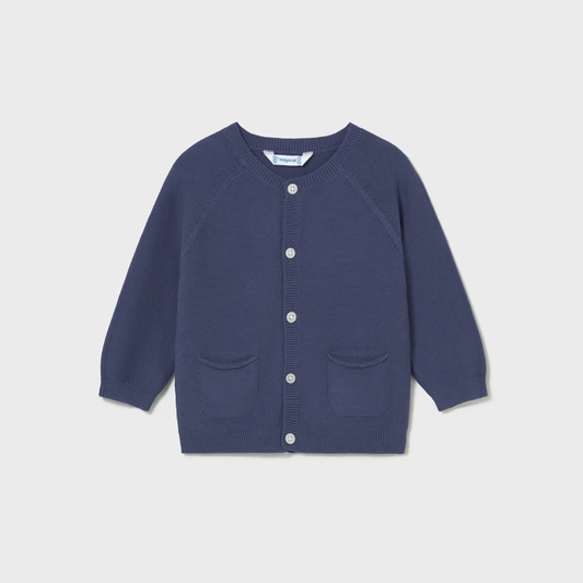 Cárdigan tricot bebé Azul Océano - Mayoral
