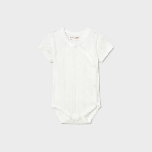 Body manga corta calado crudo - Mayoral