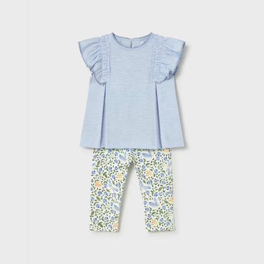 Conjunto bebé niña leggins Floreado - Mayoral
