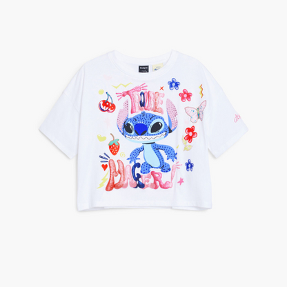 Camiseta cropped Stitch™ - Desigual