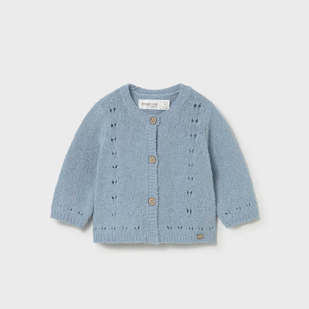 Rebeca tricot bebé Azul Lagon - Mayoral