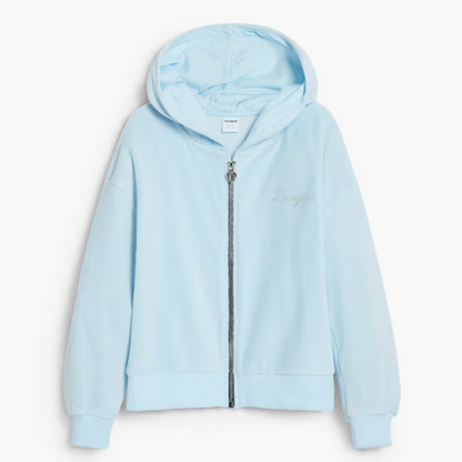 Sudadera orejitas logo strass - Desigual