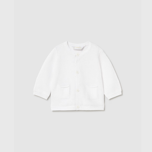 Cárdigan tricot bebé Blanco - Mayoral