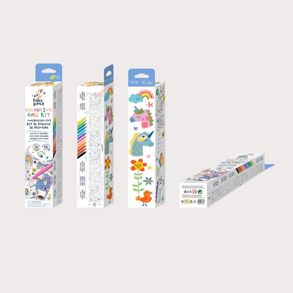Kit de rollos para colorear Unicornio Haku Yoka