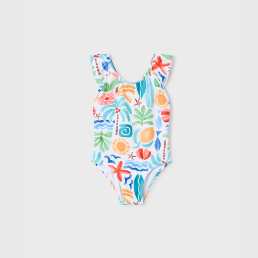 Bañador niña Oasis volantes - Mayoral