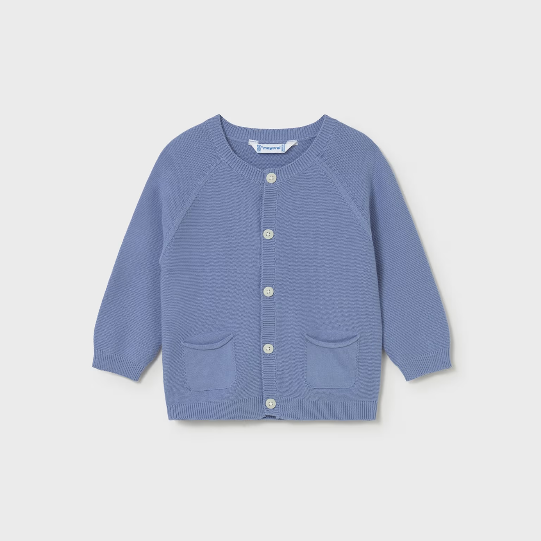 Cárdigan tricot bebé Azul Capri - Mayoral