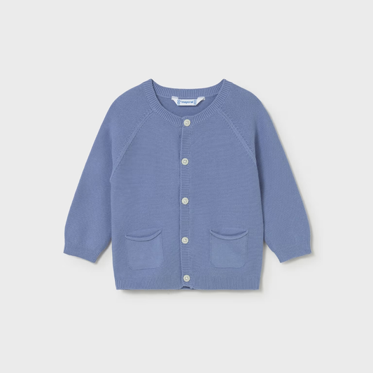 Cárdigan tricot bebé Azul Capri - Mayoral