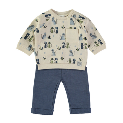 Conjunto Sudadera y Pantalón Gatos – Babybol