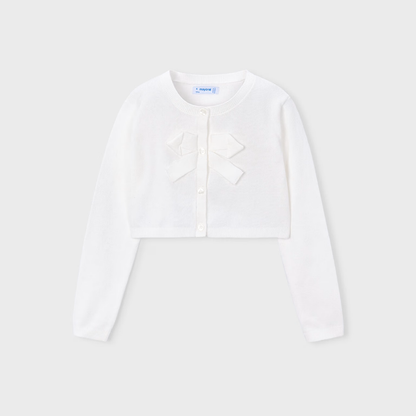Rebeca tricot básica niña Crudo - Mayoral