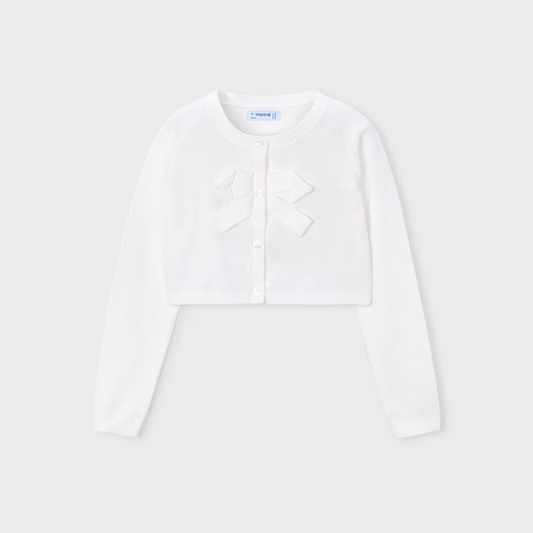 Rebeca tricot básica niña Crudo - Mayoral