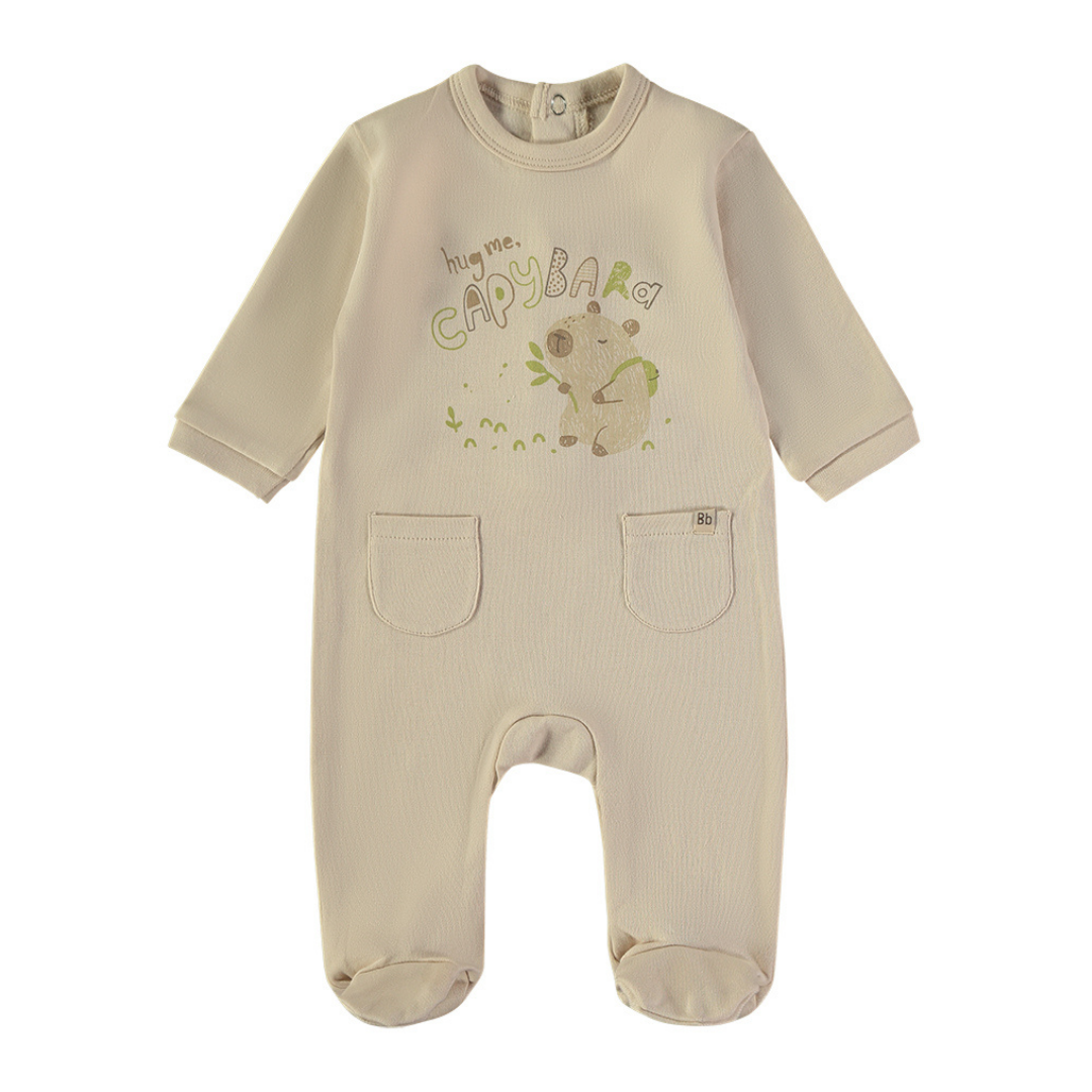Pelele Capibara Beige – Babybol