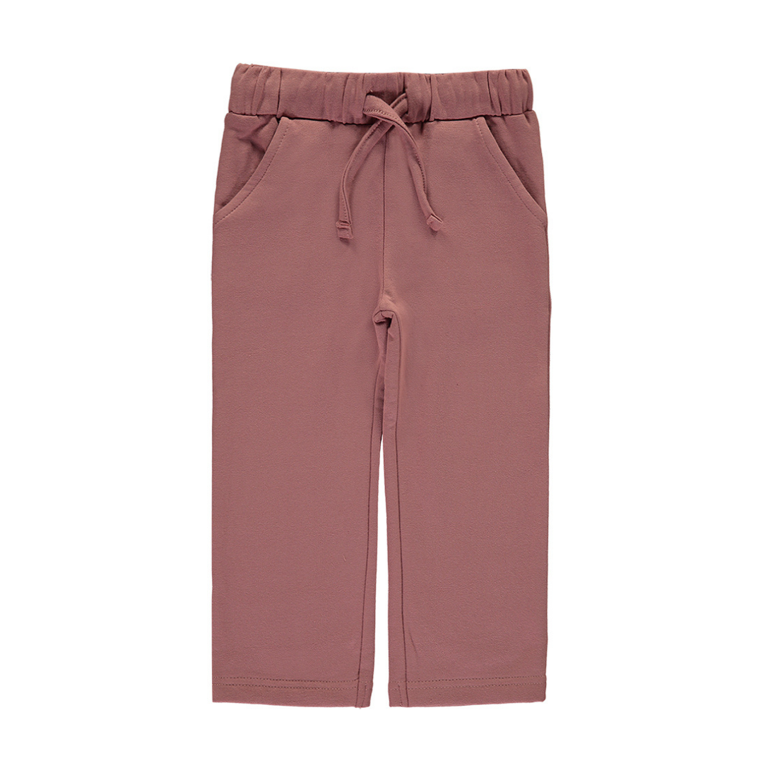 Pantalón Chándal Rosa Empolvado – Babybol