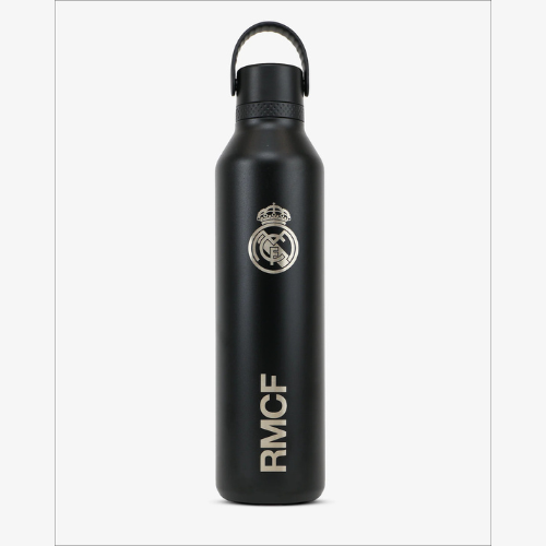 Botella Runbott Mii Escudo+"RMCF" Black - Real Madrid 1000ml
