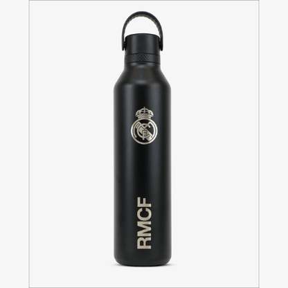 Botella Runbott Mii Escudo+"RMCF" Black - Real Madrid 1000ml