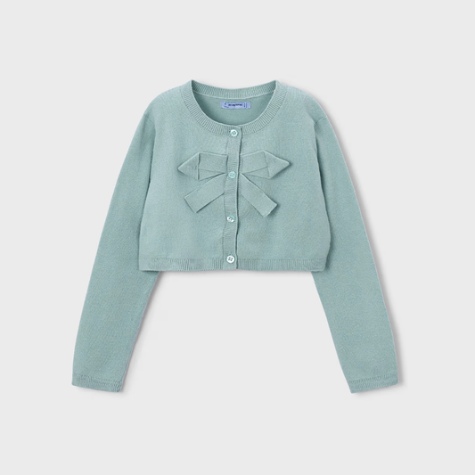 Rebeca tricot básica niña Lago - Mayoral