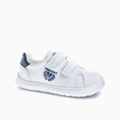 Deportivo tenis barefoot Sonic blanco/marino - Pablosky