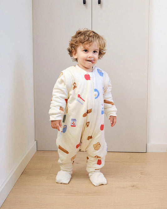 Pijama manta con mangas y calcetines antideslizantes Good Morning TOG 1 - Molis&co