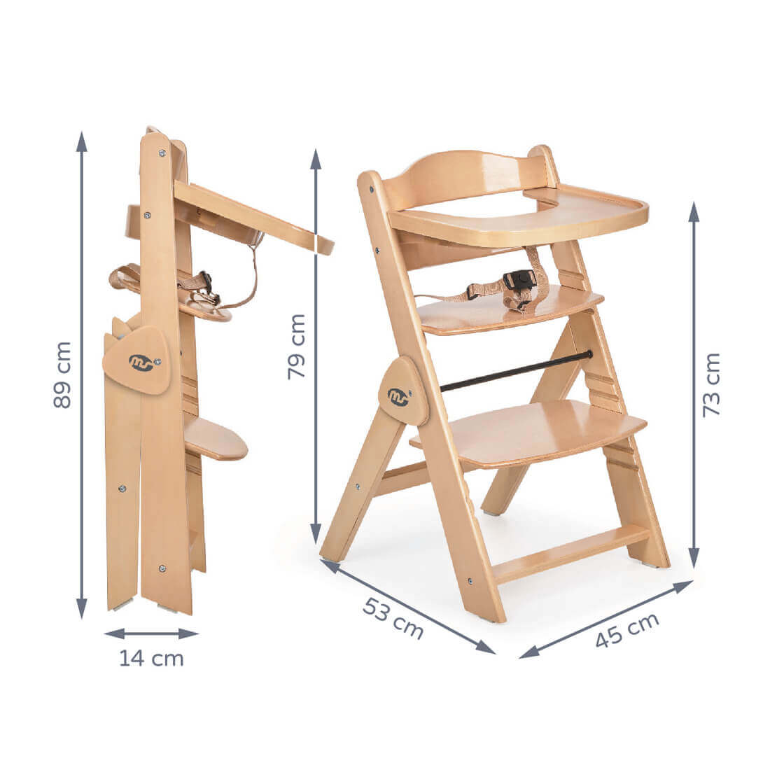 Trona evolutiva plegable Full plus Madera - MS