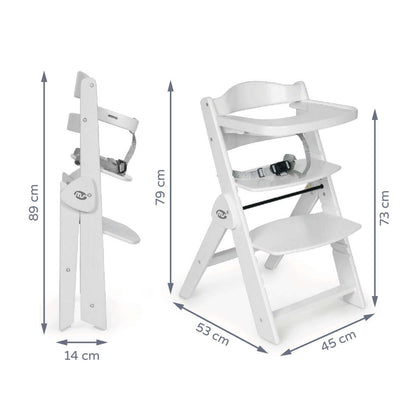 Trona evolutiva plegable Full plus Blanco - MS