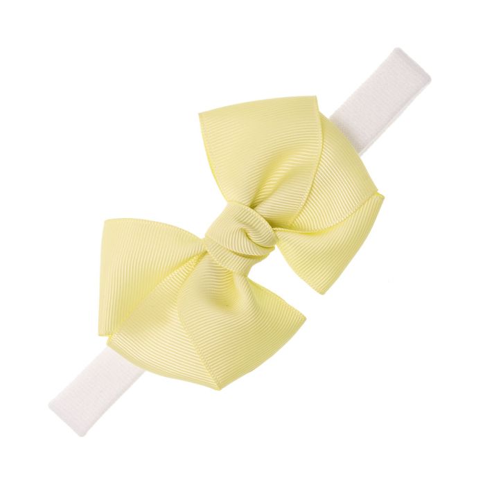 Turbante bebe con lazo triple nudo grosgrain - Siena