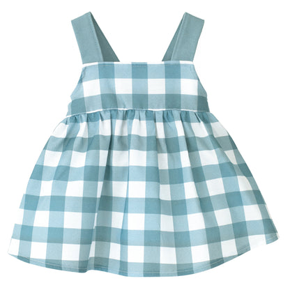 Vestido cuadros azulado - Calamaro