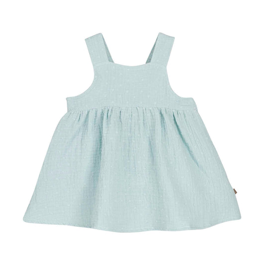 Vestido Niña Plumeti Verde Agua Atari - Calamaro