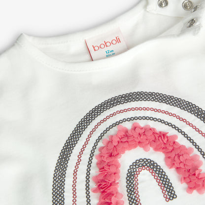 Camiseta arco iris Pink Girl - Boboli