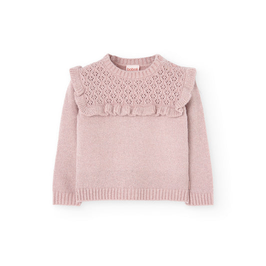 Jersey tricotosa rosa Pink Girl