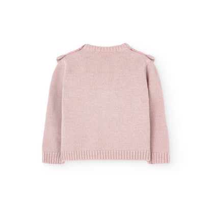 Jersey tricotosa rosa Pink Girl Boboli
