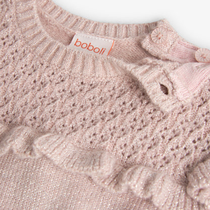 Jersey tricotosa rosa Pink Girl Boboli