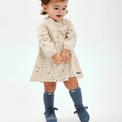 Vestido Estrella Fugaz crudo - Tutto Piccolo