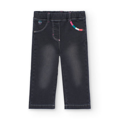 Pantalón denim black Nordic Path - Boboli