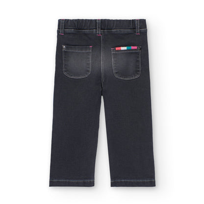 Pantalón denim black Nordic Path - Boboli