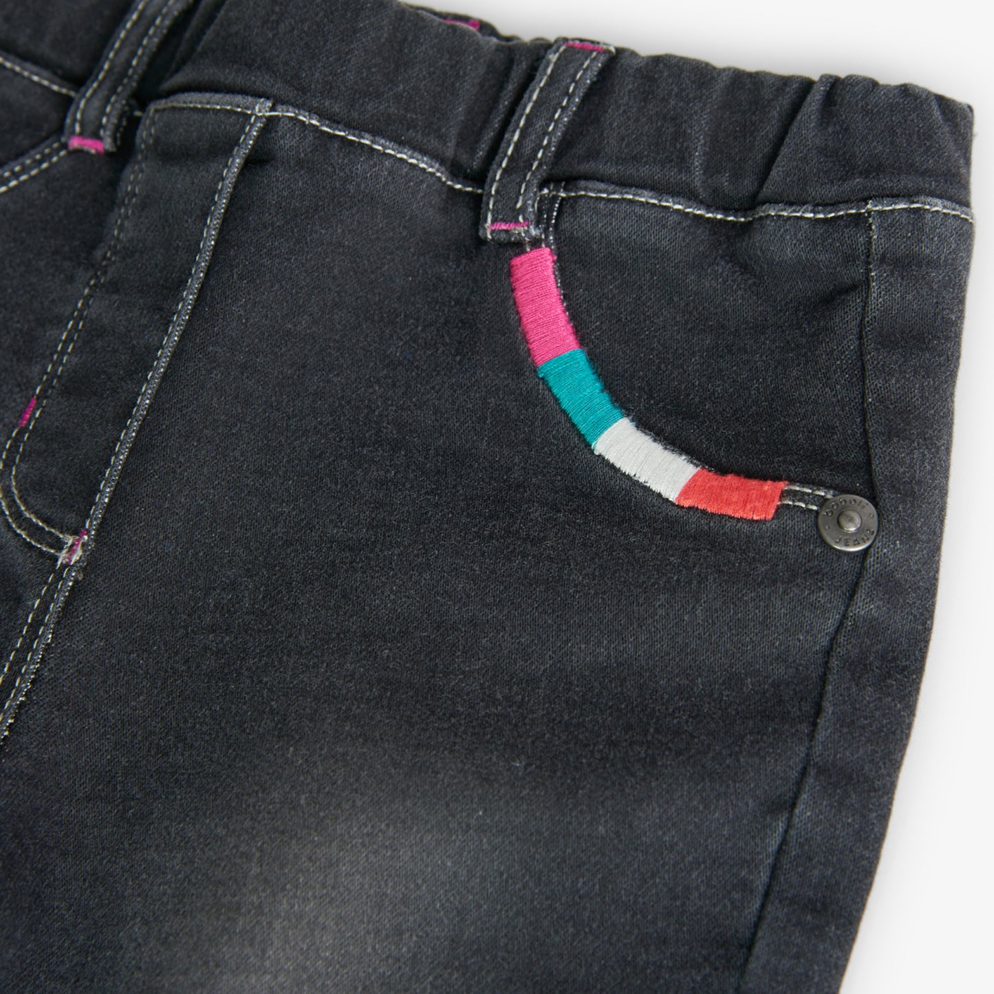 Pantalón denim black Nordic Path - Boboli
